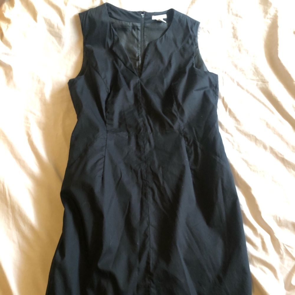 Black fitted dress